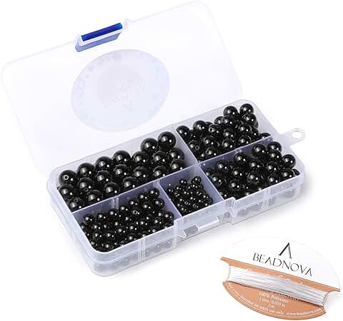 Natural Black Onyx Round Beads for Jewelry Making