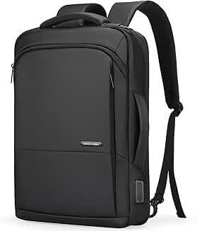 Slim 15.6 Inch Waterproof Business Backpack with USB Port