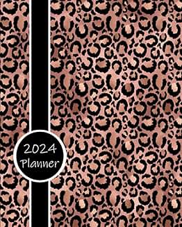 2024 Daily, Weekly, Monthly Planner with Animal Print