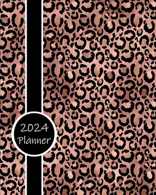 2024 Daily, Weekly, Monthly Planner with Animal Print