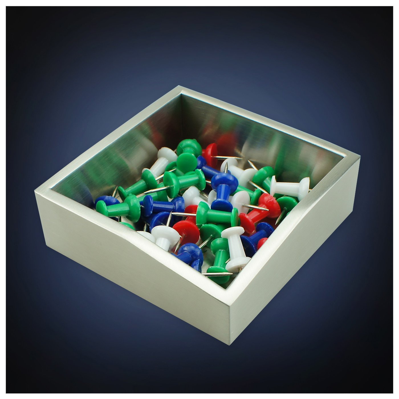 Modern Art Paper Clip Holder and Dispenser