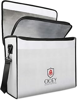 Large Fireproof and Waterproof Document Bag