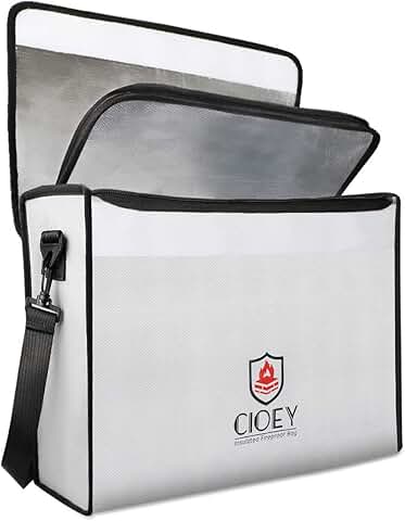 Large Fireproof and Waterproof Document Bag