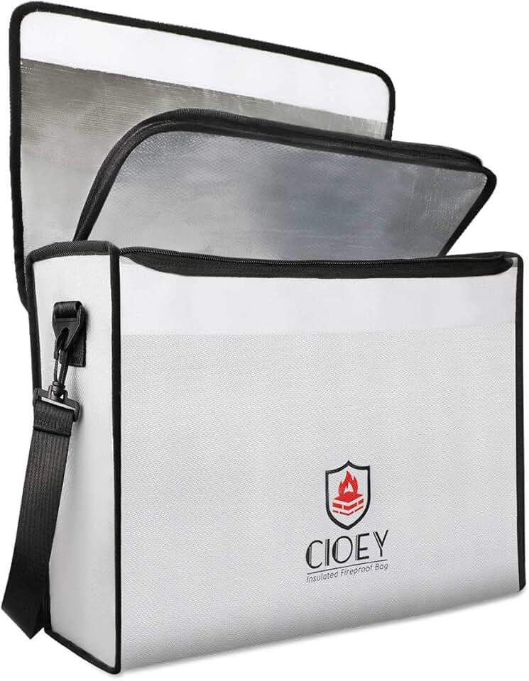Large Fireproof and Waterproof Document Bag