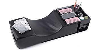 Eyelash Extension Neck Pillow with Organizer and Shelf