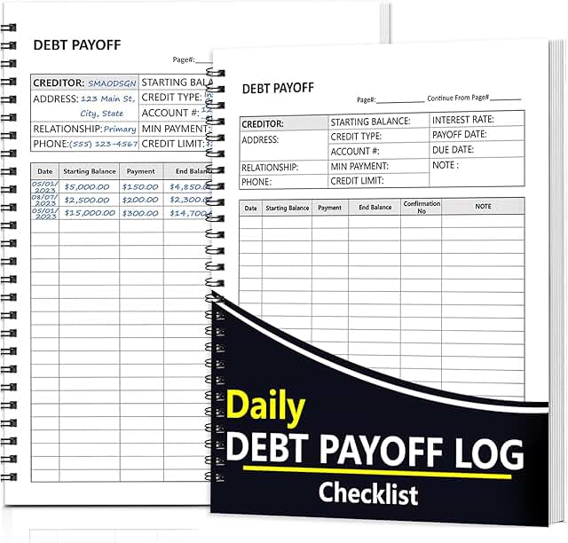 Debt Payoff Planner and Expense Tracker Notebook
