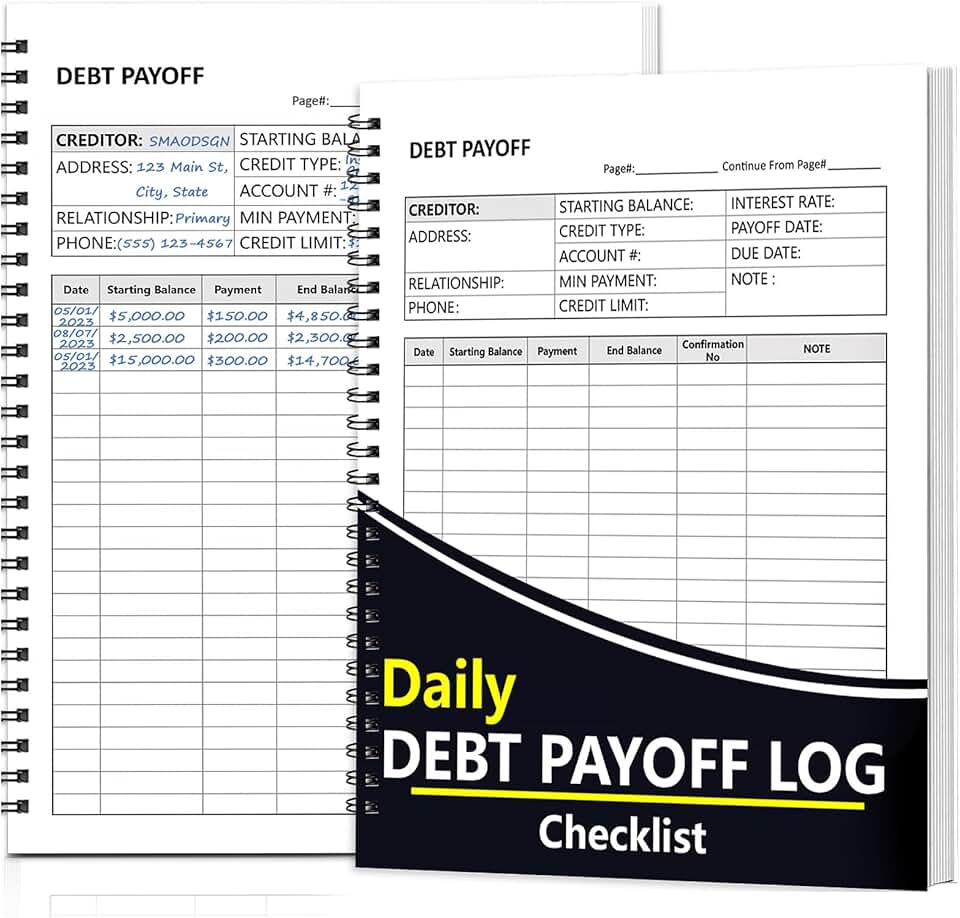 Debt Payoff Planner and Expense Tracker Notebook