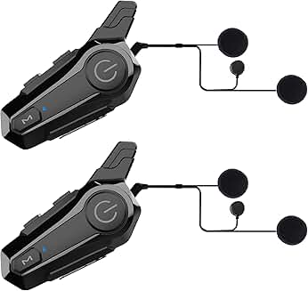 Motorcycle Helmet Intercom Headset E1, 2 Pack