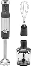 Handheld Immersion Blender with Whisk and Jar