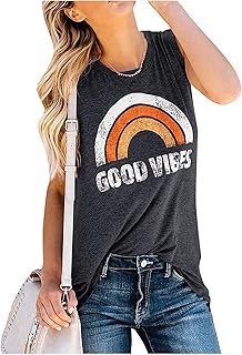 Loose Fit Women's Graphic Tank Top for Summer