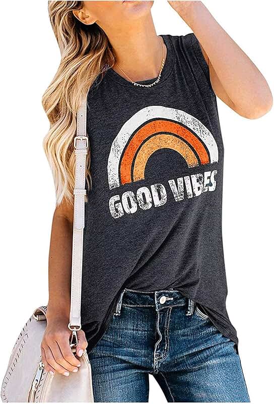 Loose Fit Women's Graphic Tank Top for Summer