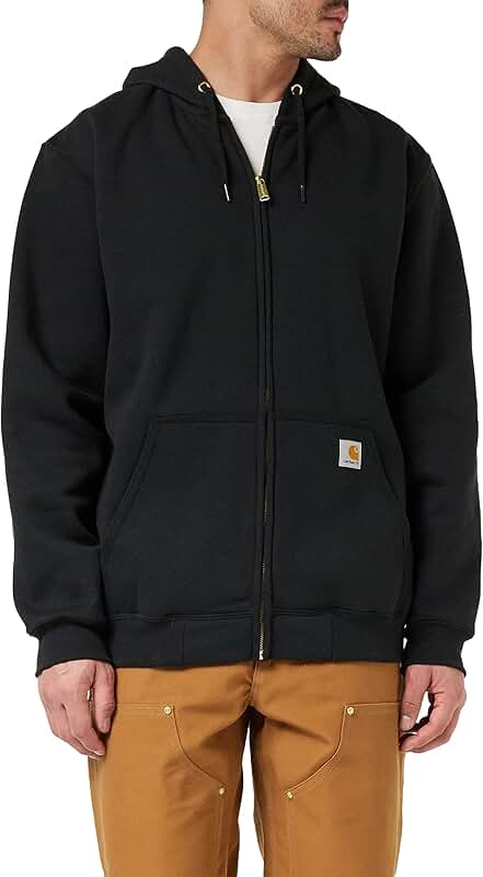 Men's Loose Fit Full-Zip Sweatshirt