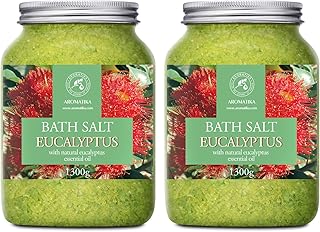 Eucalyptus Bath Salts for Relaxation and Sleep Set