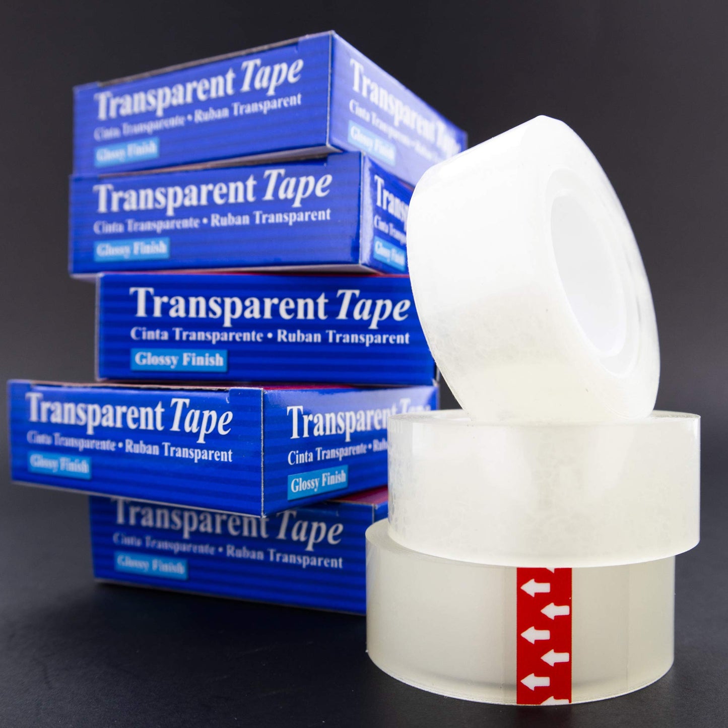 Clear 3/4-inch Tape, 12 Rolls