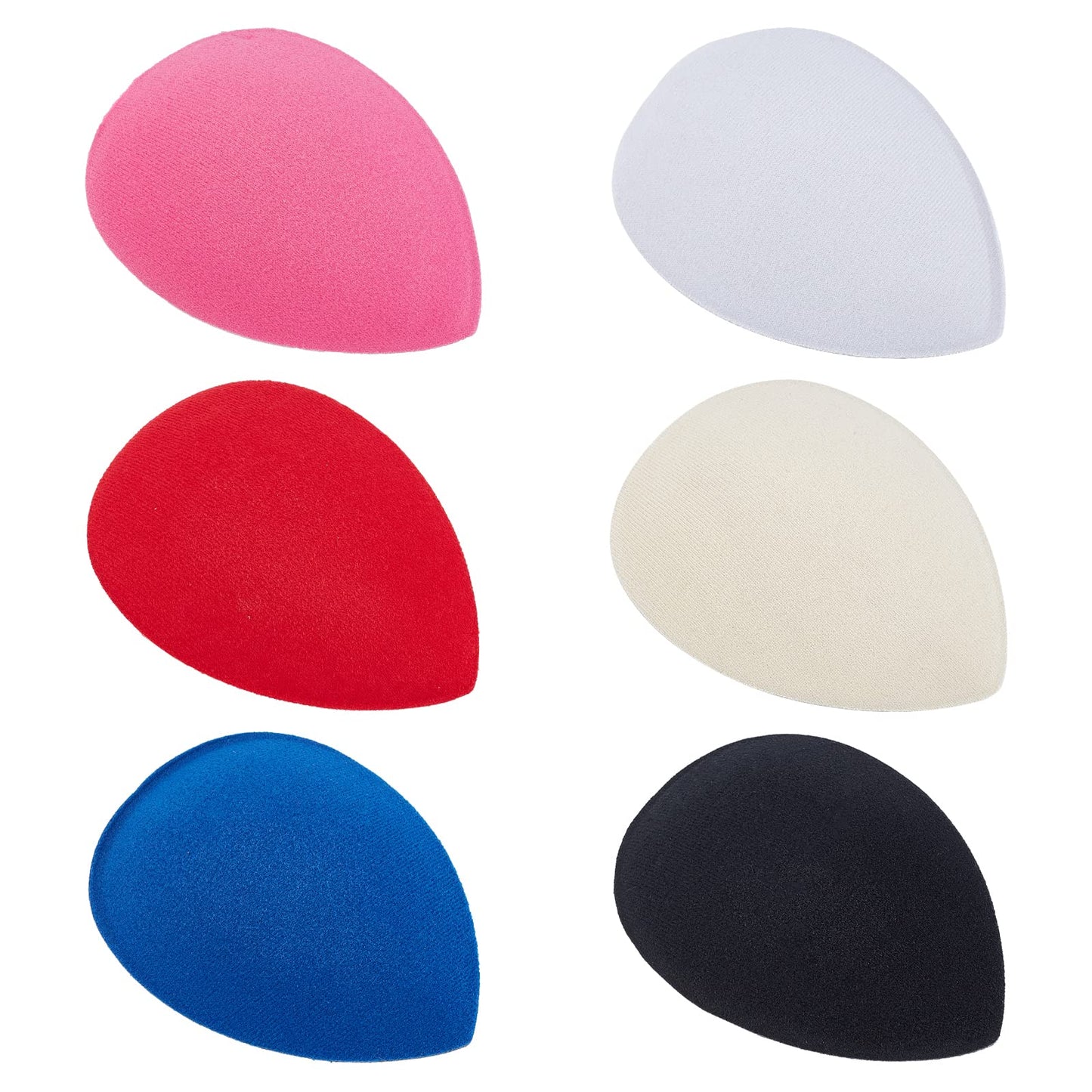 6 Color EVA Teardrop Millinery Hat Bases Set