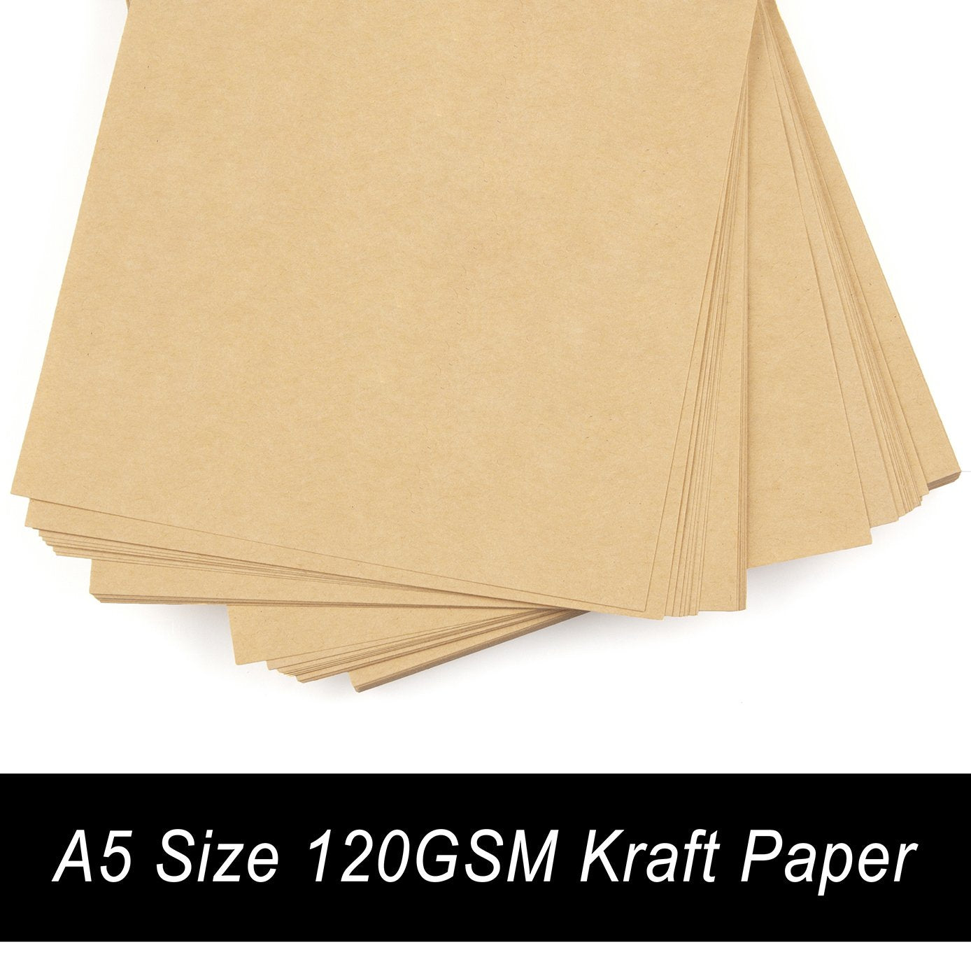 Vintage Kraft Stationery Paper, 100 Sheets, A5, 120gsm
