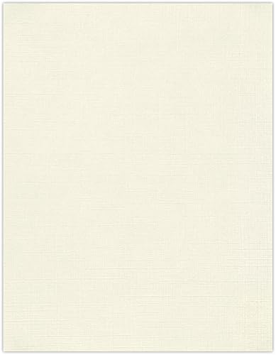 Letter Size Natural Linen Paper, 80lb, 500 Sheets