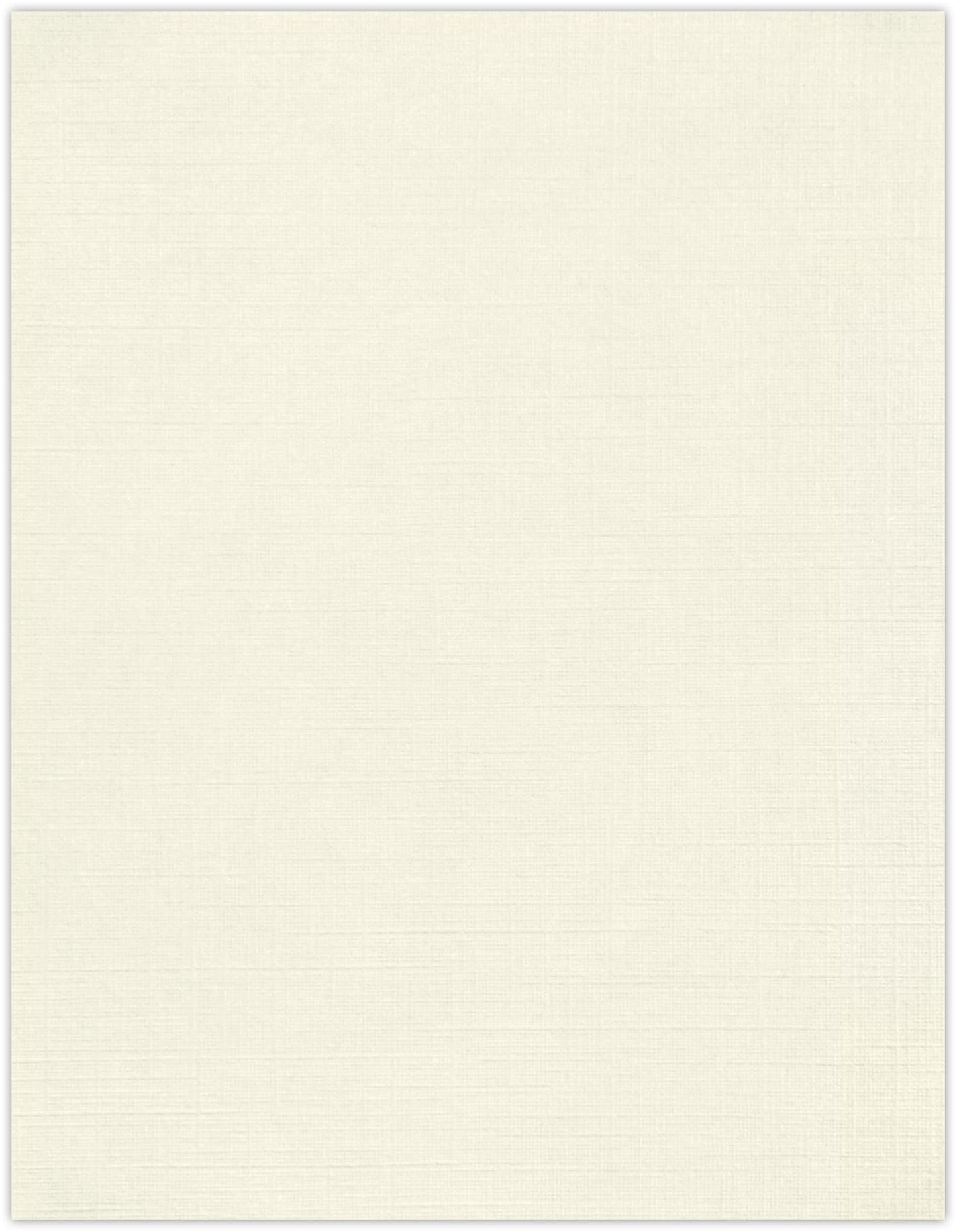 Letter Size Natural Linen Paper, 80lb, 500 Sheets
