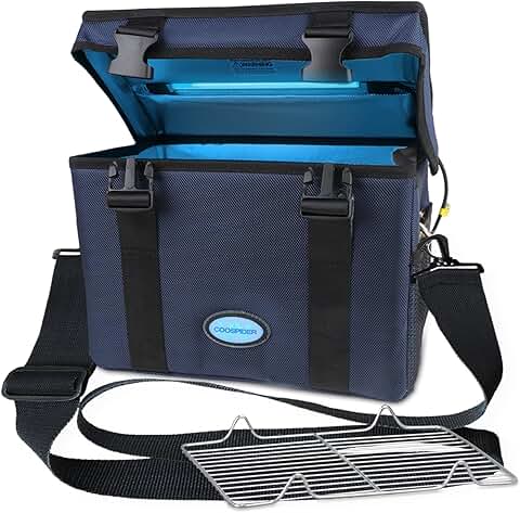 Portable UV Light Sanitizer Bag with Ozone and Timer