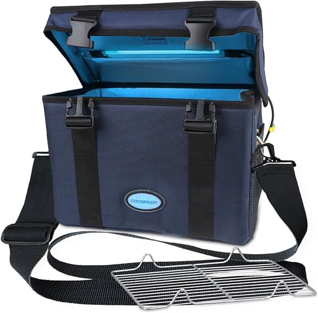 Portable UV Light Sanitizer Bag with Ozone and Timer