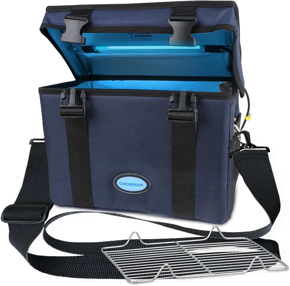 Portable UV Light Sanitizer Bag with Ozone and Timer