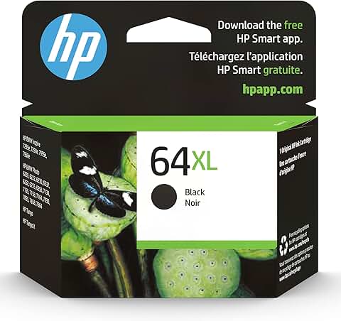 High-Yield Black Ink Cartridge for Select Printers
