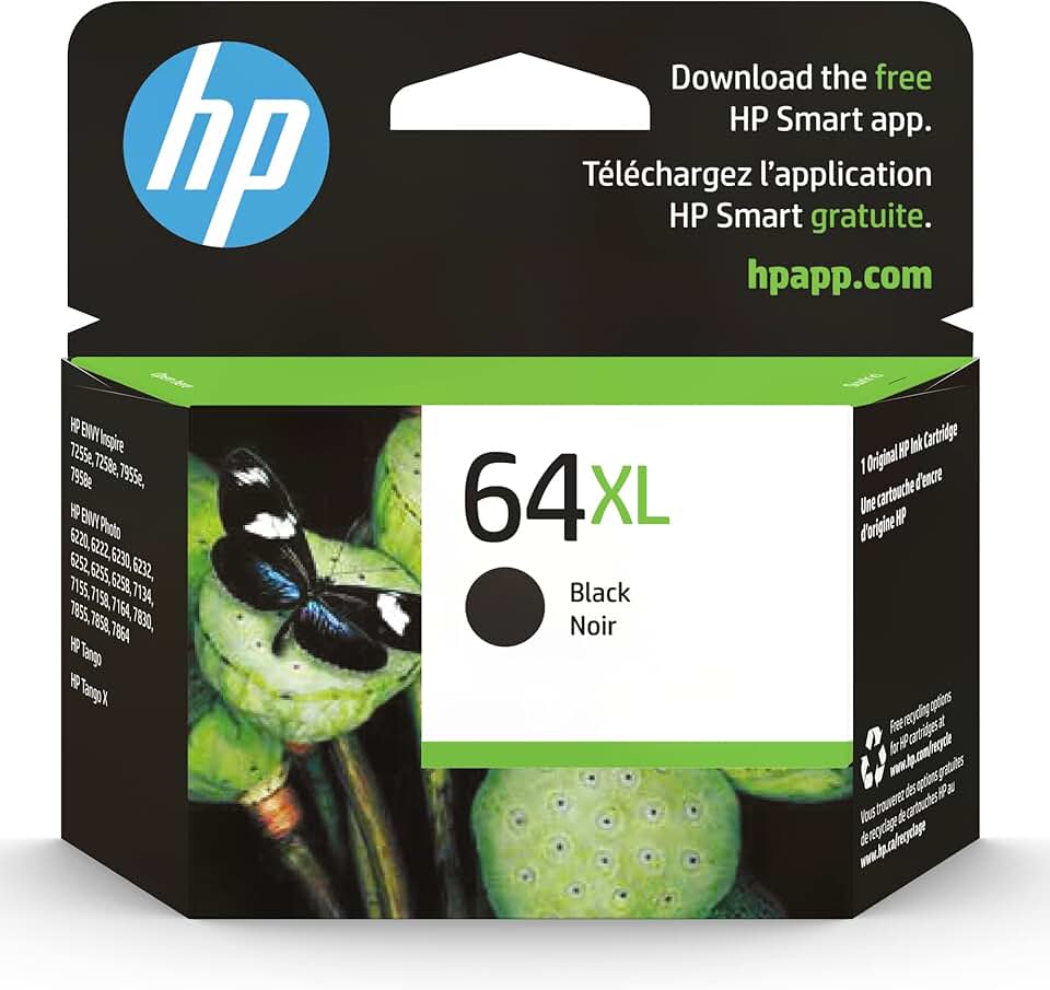 High-Yield Black Ink Cartridge for Select Printers
