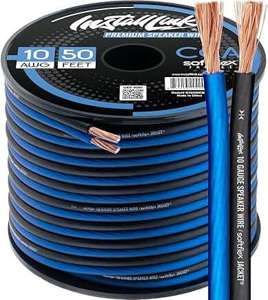 50 Feet of 10 AWG Speaker Wire Cable