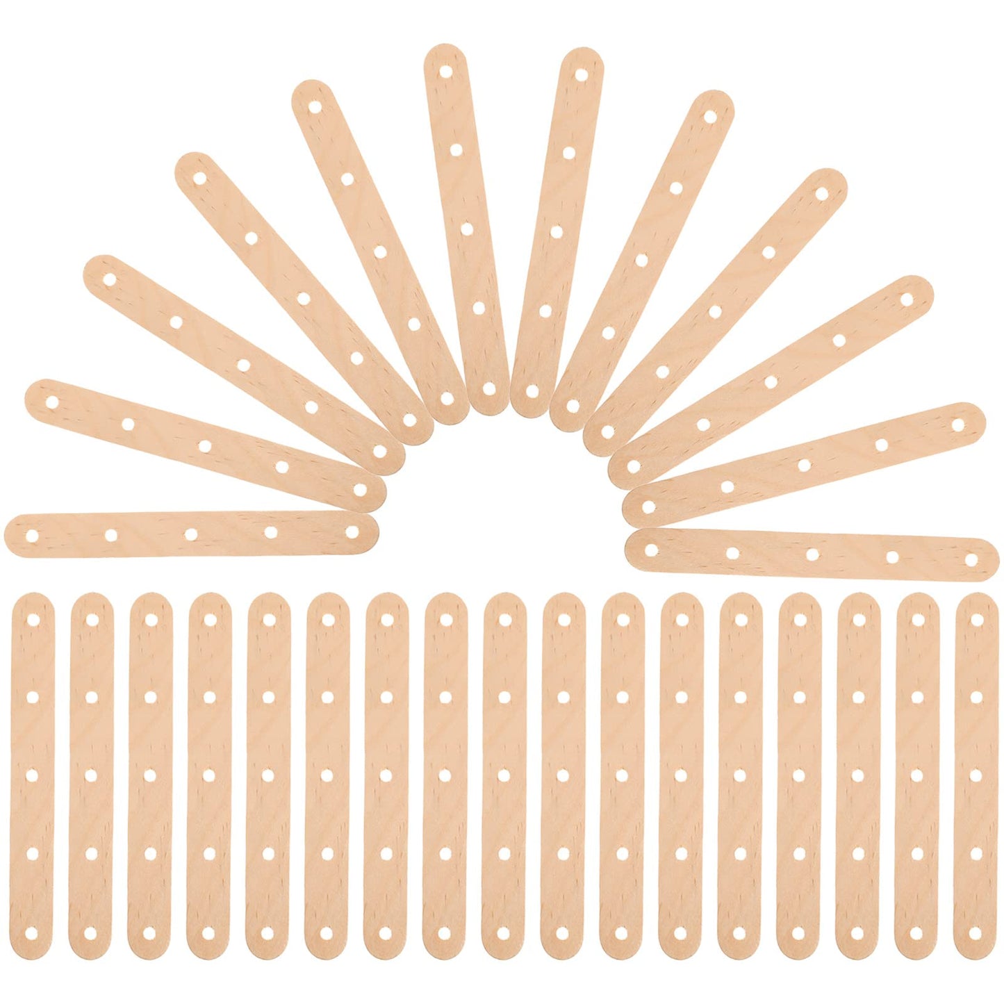 Natural Color Wooden Popsicle Sticks 50PCS