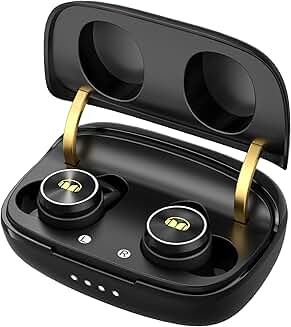 Wireless Earbuds with Charging Case and Deep Bass