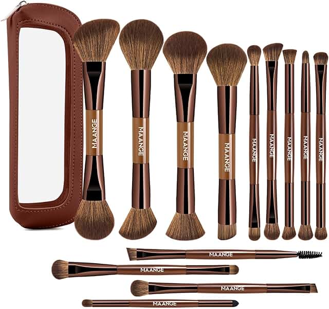 13-Piece Foundation Makeup Brush Set with Bag