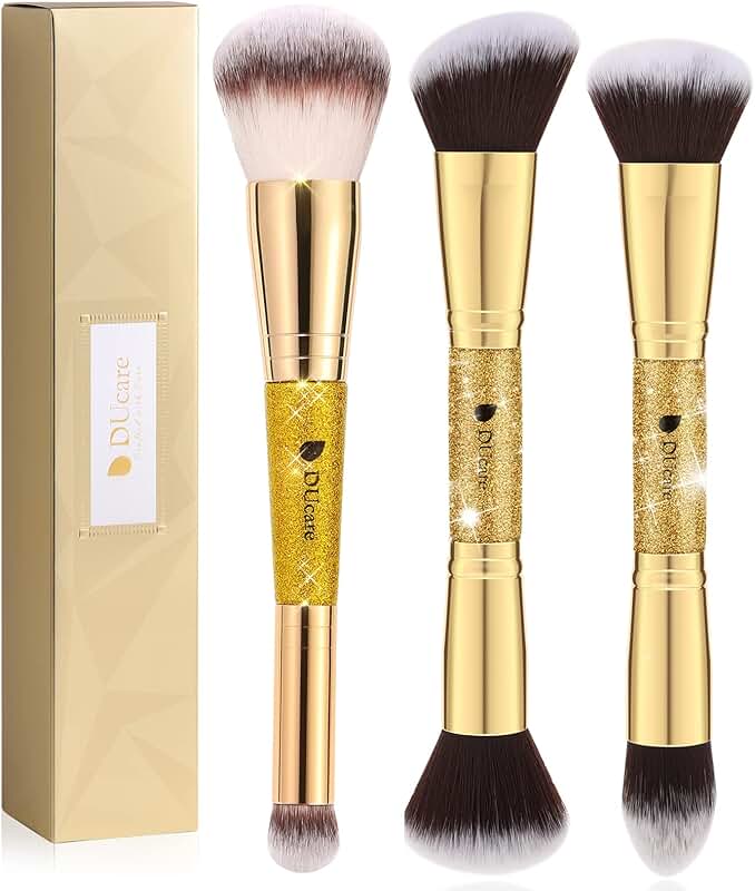 Duo End Makeup Brush for Foundation Powder and Concealer