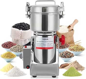Electric Grain Mill Grinder for Dry Corn Coffee and Herbs
