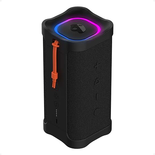 Wireless Bluetooth Speaker with Water Resistance and LED Light