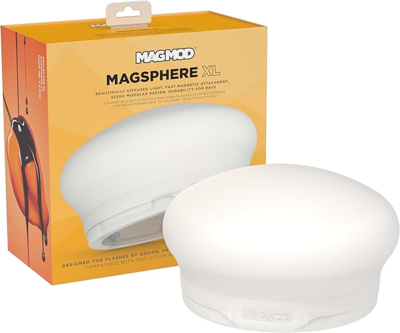 Large white silicone flash reflector and modifier