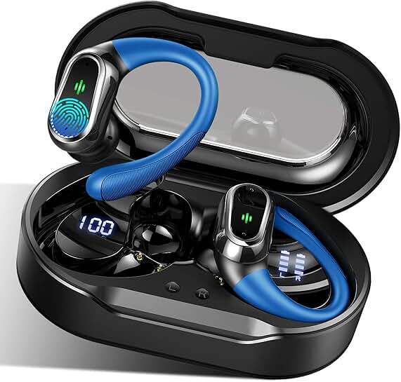 Wireless Bluetooth Earbuds with Noise Canceling and 50H Playtime