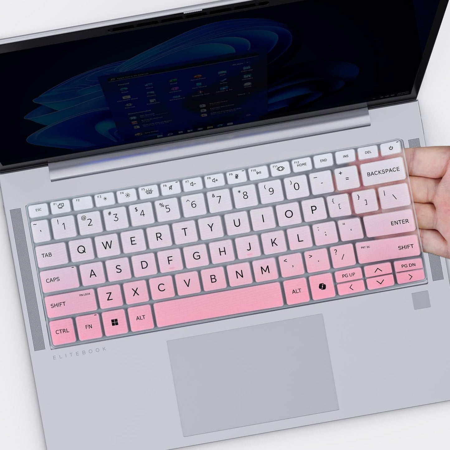 Pink Keyboard Cover for 2024-2025 14-Inch Laptops