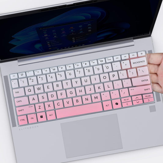 Pink Keyboard Cover for 2024-2025 14-Inch Laptops
