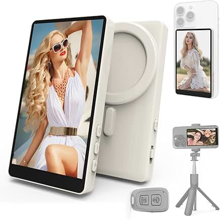 Selfie Monitor Screen with Remote, 1080P Wireless Mirroring