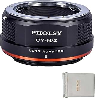 Manual Focus Lens Adapter for Contax/Yashica to Nikon Z