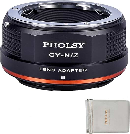 Manual Focus Lens Adapter for Contax/Yashica to Nikon Z