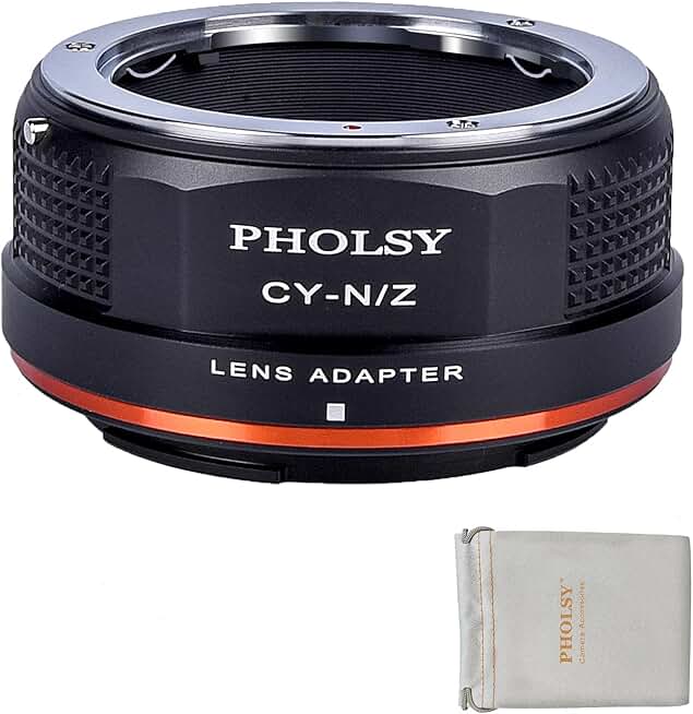 Manual Focus Lens Adapter for Contax/Yashica to Nikon Z