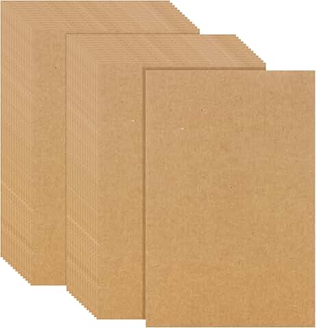 500 Sheets of 4x6 Brown Craft Cardstock for DIY and Crafts