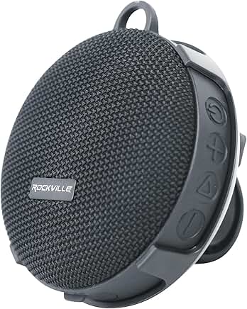 Waterproof Bluetooth Speaker with Bike Mount and Long Battery
