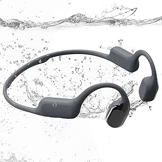 Wireless Waterproof Bone Conduction Headphones with Safety Light