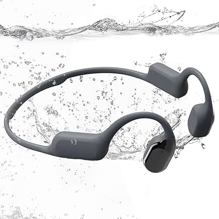 Wireless Waterproof Bone Conduction Headphones with Safety Light