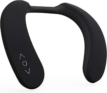 Wireless neck speaker with 3D sound and 24-hour play