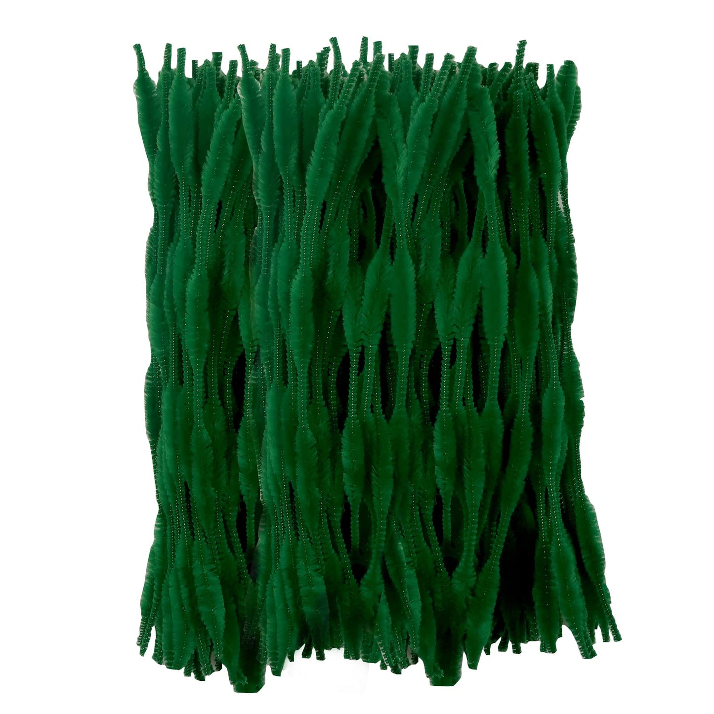 120pcs Green Chenille Stems 13mm x 12in