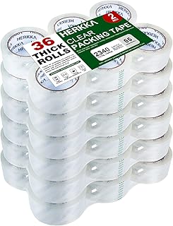 Clear Heavy Duty Packing Tape, 36 Rolls