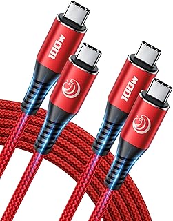 6ft USB C to USB C Cable, 2 Pack, Fast Charging